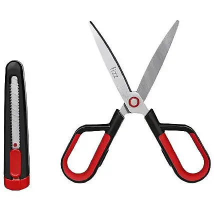 Набор ножниц и нож в чехле Yopin Fizz Kawai 2 в 1