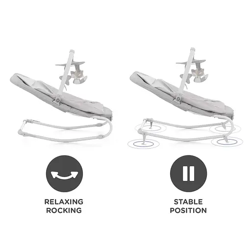 Шезлонг-качели Kinderkraft Felio 2 Stone Grey (KBFELI20GRY0000) - фото 5