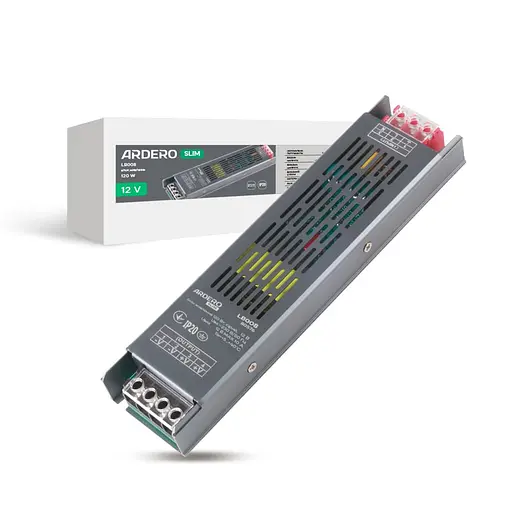 Блок живлення для LED стрічки Ardero LB008 12В 120Вт - фото 1