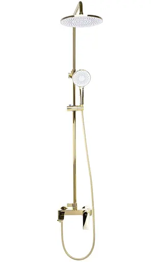 Душова система Rea Avalon gold з виливом REA-P8812, Золотий - фото 5