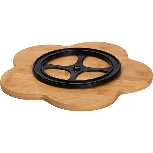 Менажница Yiwu фарфоровая 5 секций на поворотной подставке HP-1217 - фото 6