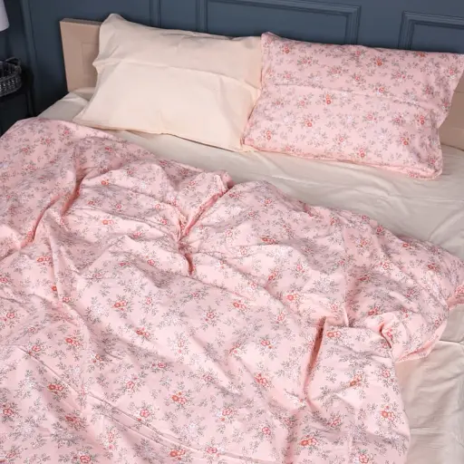 Простирадло MirSon Сатин 22-1397 Floral Elegance 150х220 см (2200010565584) - фото 3