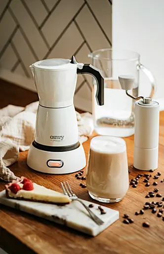 Електрична кавоварка гейзерна Camry CR 4415W Moka - фото 9