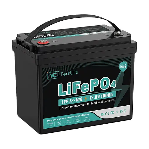 Акумуляторна батарея літій-залізо-фосфатна 12.8В 100А*год EverExceed LFP 12-100 (LDP 12-100) LiFePO4 (44-00510) - фото 2