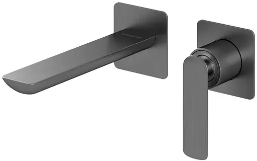 Смеситель для умывальника Kohlman Experience graphite + BOX скрытого монтажа QW180EG Графит - фото 1