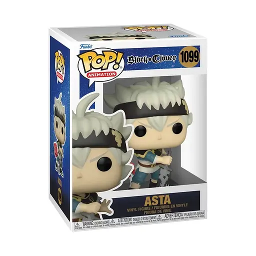 Фігурка Фанко Поп Чорний Конюшина Аста Funko Pop Black Clover Asta 10 см BC A 1099 - фото 3