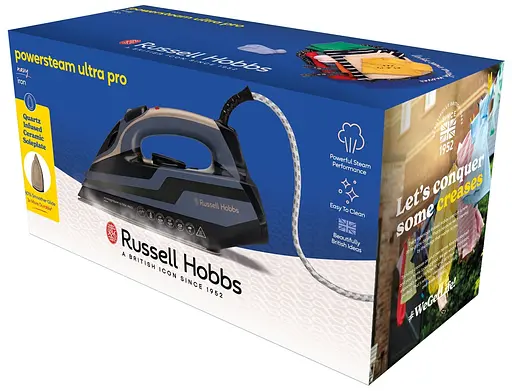 Утюг Russell Hobbs Diamond Elite Iron черно-синий 3100 Вт (28630-56) - фото 11
