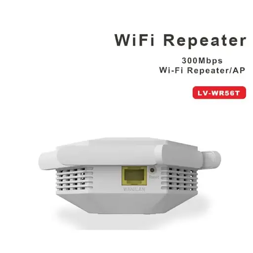 WiFi ретранслятор PIX-LINK LV-WR56T усилитель сигнала вай фай роутера White (18895) - фото 2