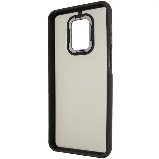 Чохол TPU+PC Lyon Frosted для Xiaomi Redmi Note 9s / Note 9 Pro / Note 9 Pro Max Black - фото 3