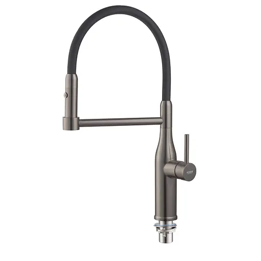 Змішувач для кухні із силіконовим виливом Koer KI-70005-07 KR3389 Графіт - фото 5