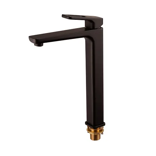 Змішувач для умивальника високий Koer KB-11031-05 KR5434 Чорний матовий - фото 8