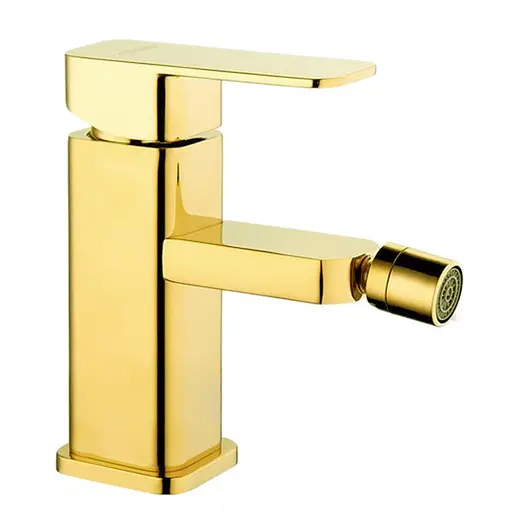 Змішувач для біде Zegor LEB2-123KG одноважільний золотий 30412 - фото 1