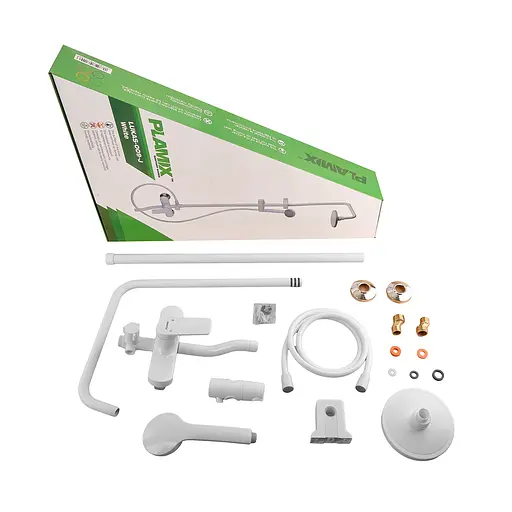 Душова система Plamix Lucas-009-J white PM0712, Білий - фото 6