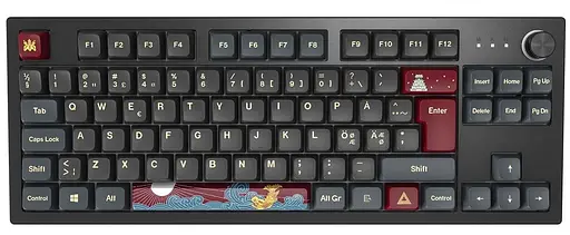 Клавиатура MONTECH MKey TKL Red Switch Darkness (MK87DR) - фото 2