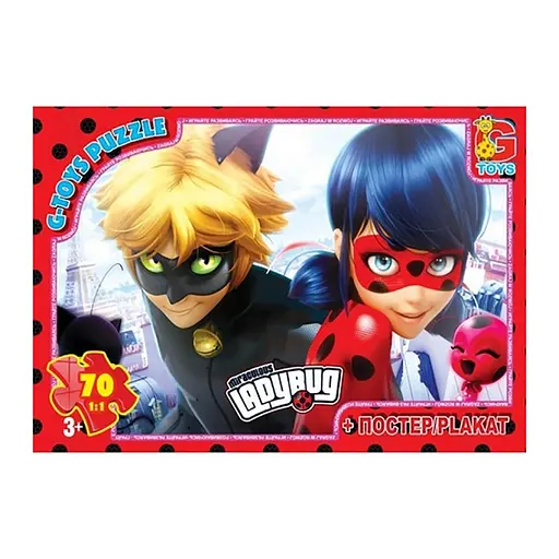 Пазлы детские Леди Баг LB1006, 70 элементов