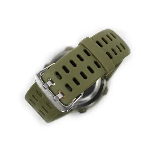 Чоловічий спортивний годинник Skmei 1655 (Зелений з чорним табло) - фото 6