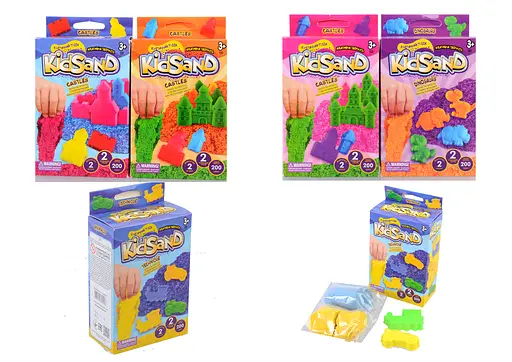 Набор творчества Кинетический песок Kidsand, коробка мини, 200 г, укр/рус, Danko Toys - фото 9