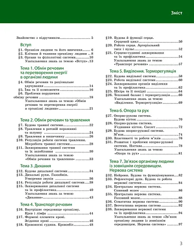 Біологія. Підручник з поглибленим вивченням. 8 клас - фото 3