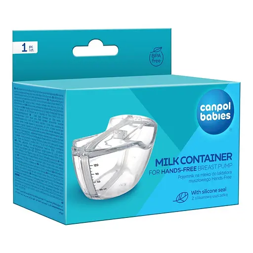Контейнер для сбора молока Canpol babies к молокоотсосу Свободные руки (20/104) - фото 4