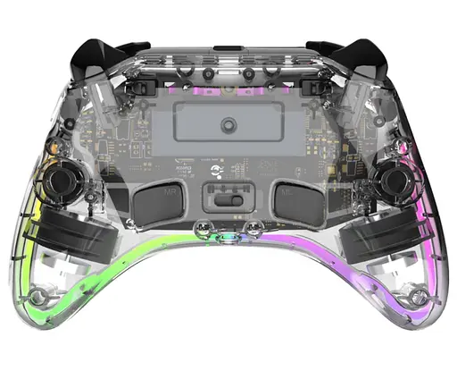 Геймпад джойстик GamePro GP-X13-T Xinput Bluetooth/2.4G/USB (Switch/PC/iOS/Android) Transparent - фото 3