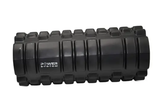 Масажний ролик (роллер) Power System PS-4050 Fitness Foam Roller Black/Orange (33x15см) (PS-4050_Orange) - фото 4