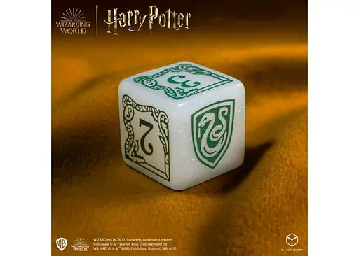 Набор кубиков Harry Potter. Slytherin Modern Dice Set - White , 7 шт. (190142/2023/2/B) - фото 4