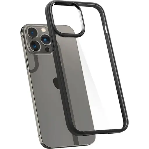 Оригінальний протиударний чохол Spigen Ultra Hybrid для iPhone 13 Pro (6.1") Matte Black (ACS03262)