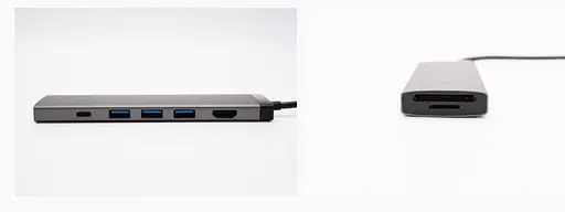 Адаптер (хаб) MiiiW Xiaomi 7-в-1 HDMI / Usb-C PD / 3xUsb-A 3.0 / TF / SD (MWCMA01) - фото 6