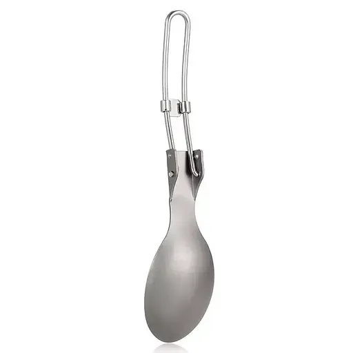 Титановая легкая складная столовая ложка Lixada - фото 3