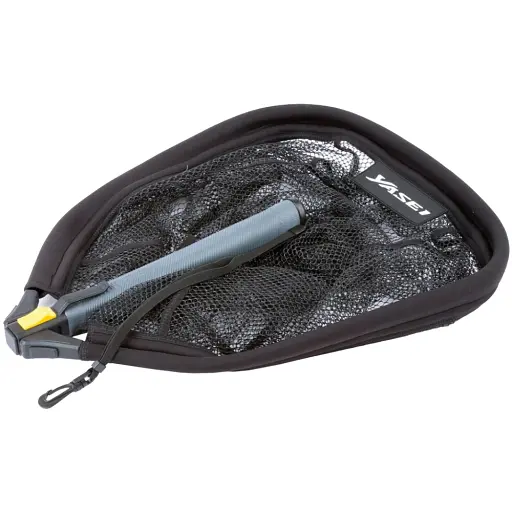 Подсак Shimano Yasei Single Hand Rubber Net Foldable - Floating 50x40x60 см - фото 2