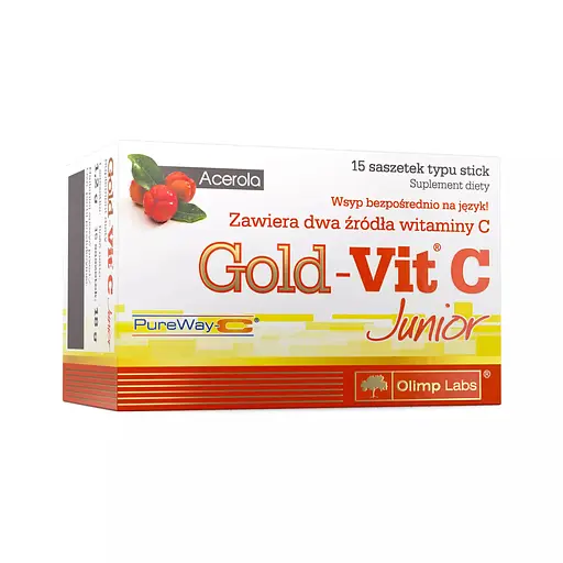 Витамины и минералы Olimp Gold-Vit C Junior Raspberry 15 стиков