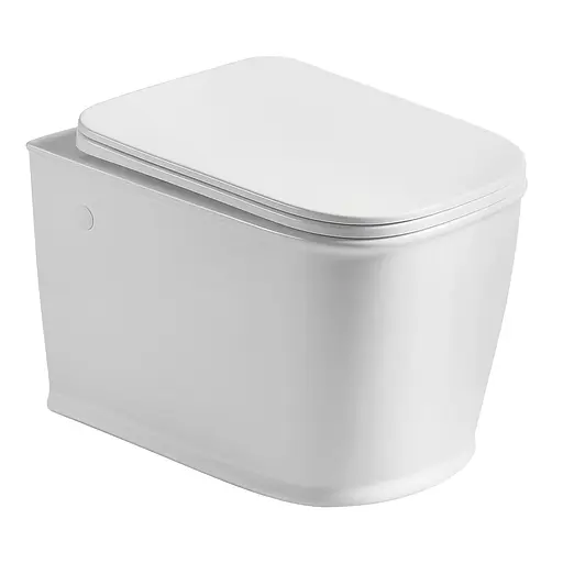 Унитаз подвесной Volle Puerta Rim 13-16-077 с сидением Soft Close, Белый - фото 1