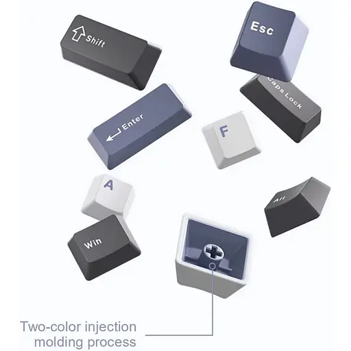 Клавиатура Aula F87 Gasket Greywood V3 Switch White (6948391208602) [146698] - фото 5