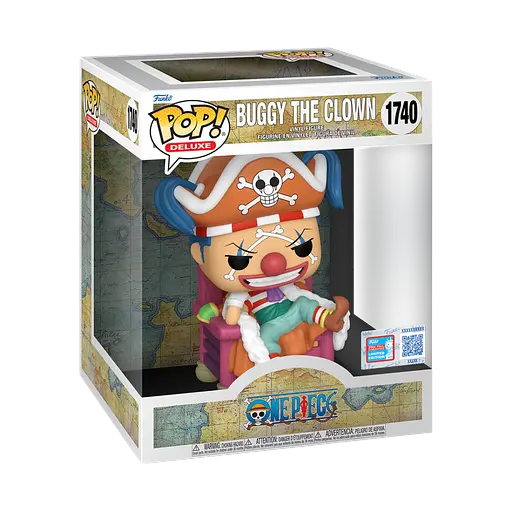Коллекционная фигурка Funko Pop Ван Пис Багги Клоун One Piece Buggy The Clown 15 см Deluxe Exclusive DE BC - фото 3