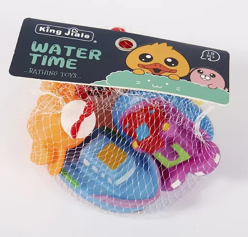 Набор игрушек для купания Lindo Техника, 5 шт. (B-323) - фото 2