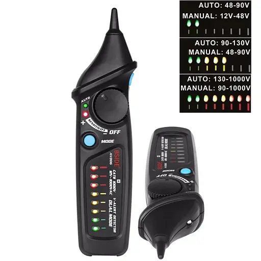 Безконтактний індикатор напруги Bside AVD06, 12-1000 вольт - фото 2
