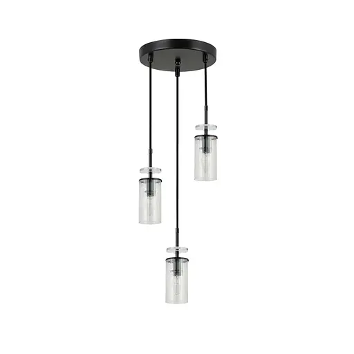 Люстра Ardero BL1733-1 CHICAGO під лампу чорний - фото 2