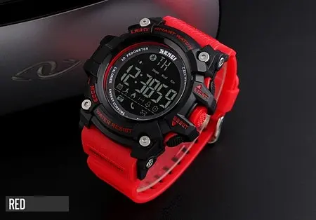 Спортивний годинник з Bluetooth Skmei 1227 (red) - фото 2