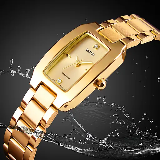 Наручний годинник жіночий 1400GD Gold Skmei acs0030770 - фото 3