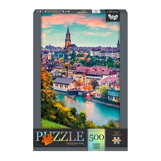 Пазл классический "Bern Switzerland" Danko Toys С500-14-10, 500 элементов - фото 1