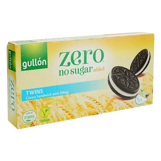 Печиво-сендвіч Gullon Diet Nature Twins какао з кремом без цукру 210 г
