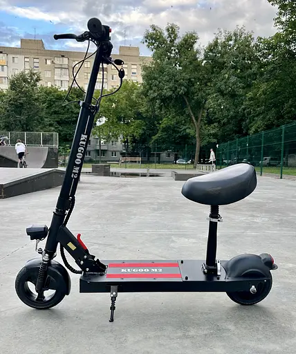 Электросамокат с сиденьем KUGOO M2 500W 11Ah черный - фото 2