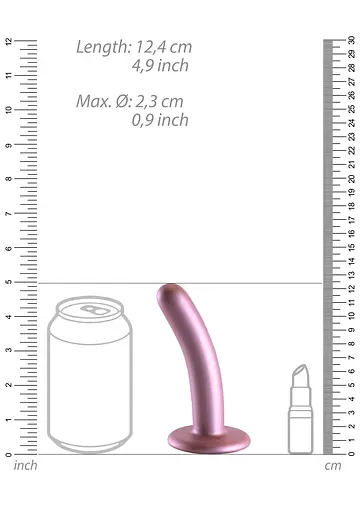 Фаллоимитатор Ouch! Smooth G-Spot Dildo 5apos;apos; 12.4 см (розовый) - фото 14
