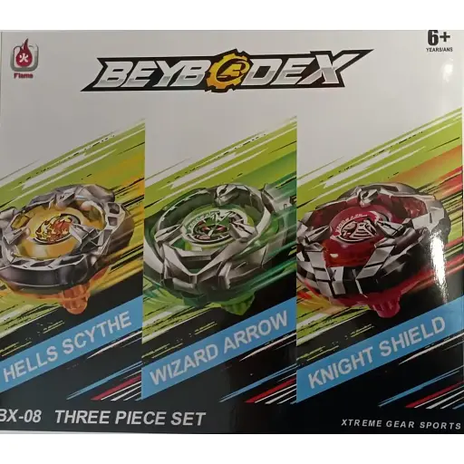 Дзига Beyblad Xtreme Gear Sports - SET Knight shield, Wizzard Arrow, Hells Scythe динаміт (2043902003) - фото 1
