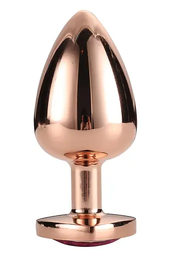 Анальна пробка Gleaming Love Gold Plug L 9.5 см (золотий)