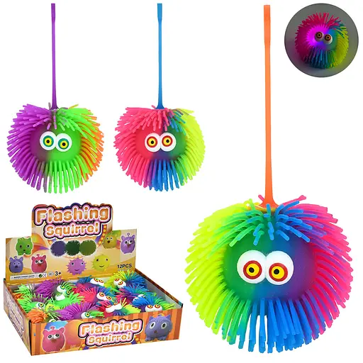 Ежик монстр, 10 см, длинная ручка, световые эффекты, MS4737 (в ассортименте) - фото 2