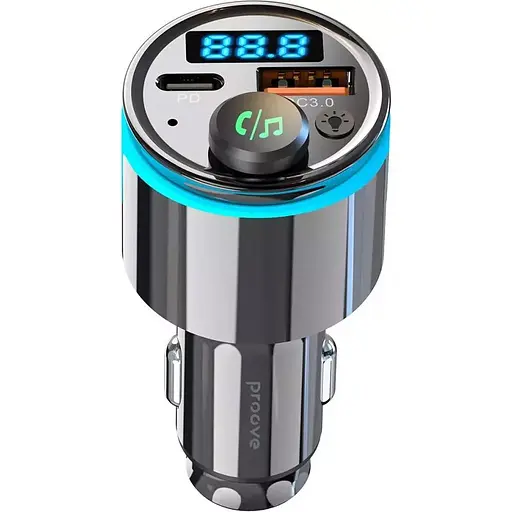 FM-трансмітер Proove FM Launcher Nexus 30W Type-C+USB Black (FMNX30110001) [138403]