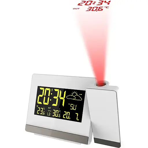 Часы проекционные Technoline WT549 White (WT549) - фото 5