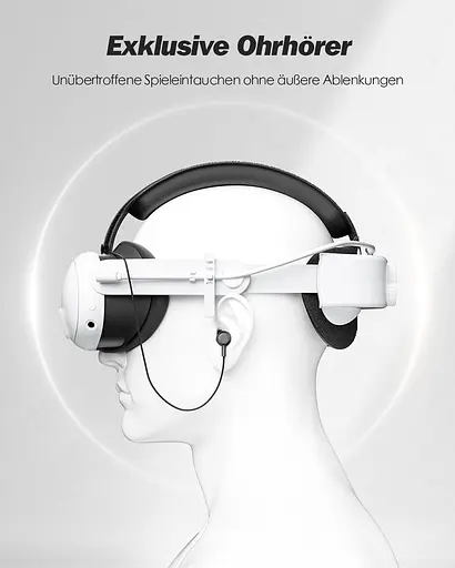 Ремінець SUPERUS Elite з акумулятором для Meta Quest 3S/Quest 3 - Ремінець для голови з акумулятором з навушниками для аксесуарів - фото 7