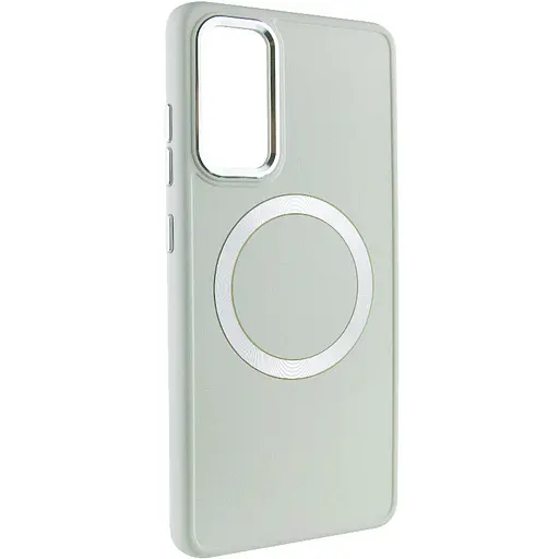 TPU чохол Bonbon Metal Style with MagSafe для Samsung Galaxy S23 Білий / White